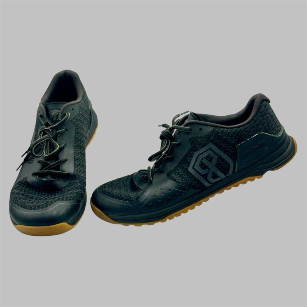 Born Primitive Savage 1 CrossFit Training Shoes Mens Size 13 Black Gum Soles